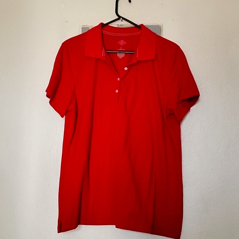 St Johns Bay Red Classic Polo